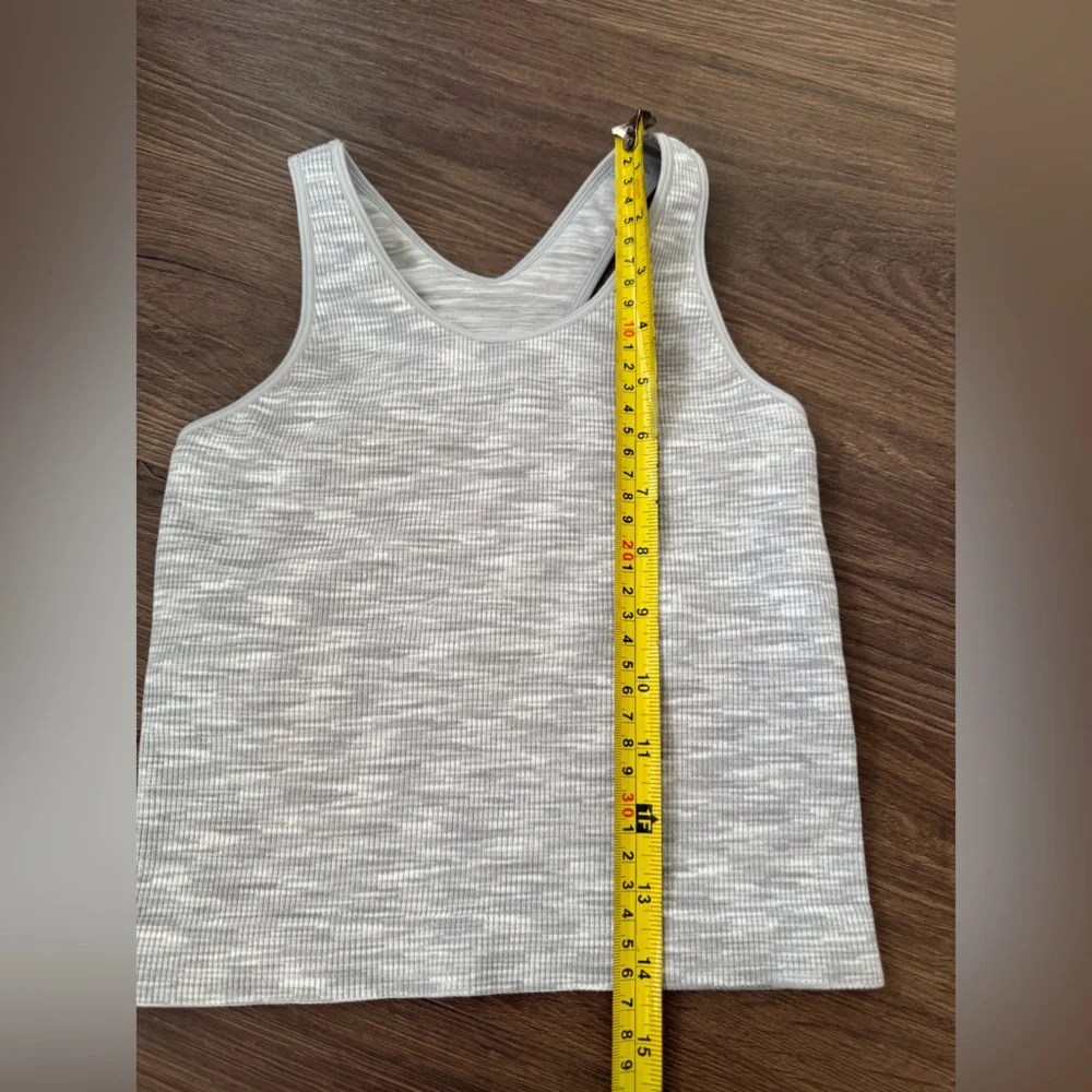 DSG Womens Performance Shelf Bra Tank Printed Gray Sports Bra Tank Size Small - Picture 5 of 5